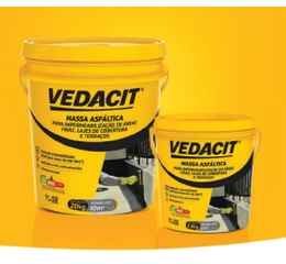 Vedacit Massa Asfáltica para Impermeabilização de Áreas Frias, Lajes de Cobertura e Terraços